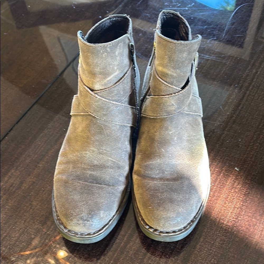 Born Tan Ankle Boots